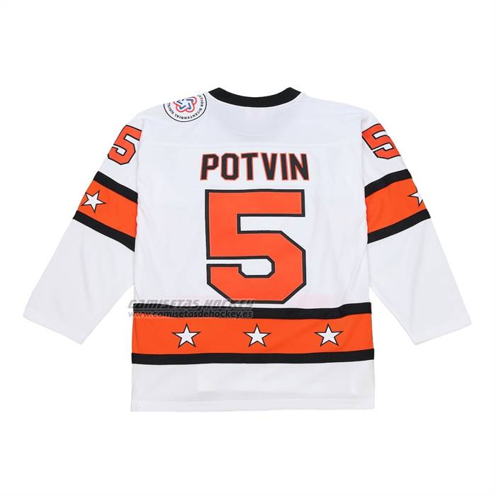 Camiseta Hockey All Star Denis Potvin Mitchell & Ness 1976 Power Play Blanco